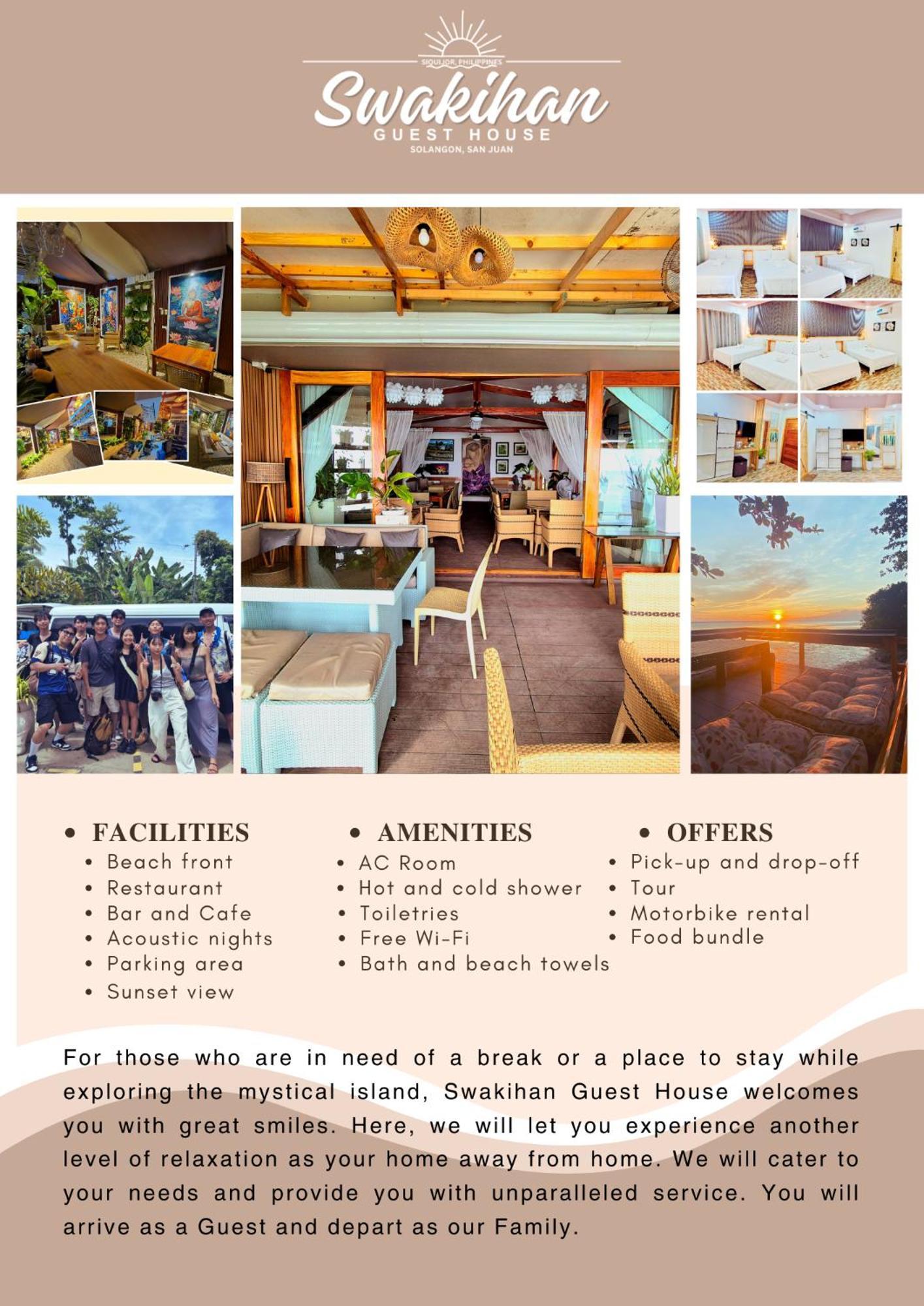 Swakihan Guest House Siquijor Exterior photo
